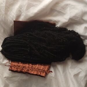Braided Hair Bundles, 12 Inch In Natural Black.